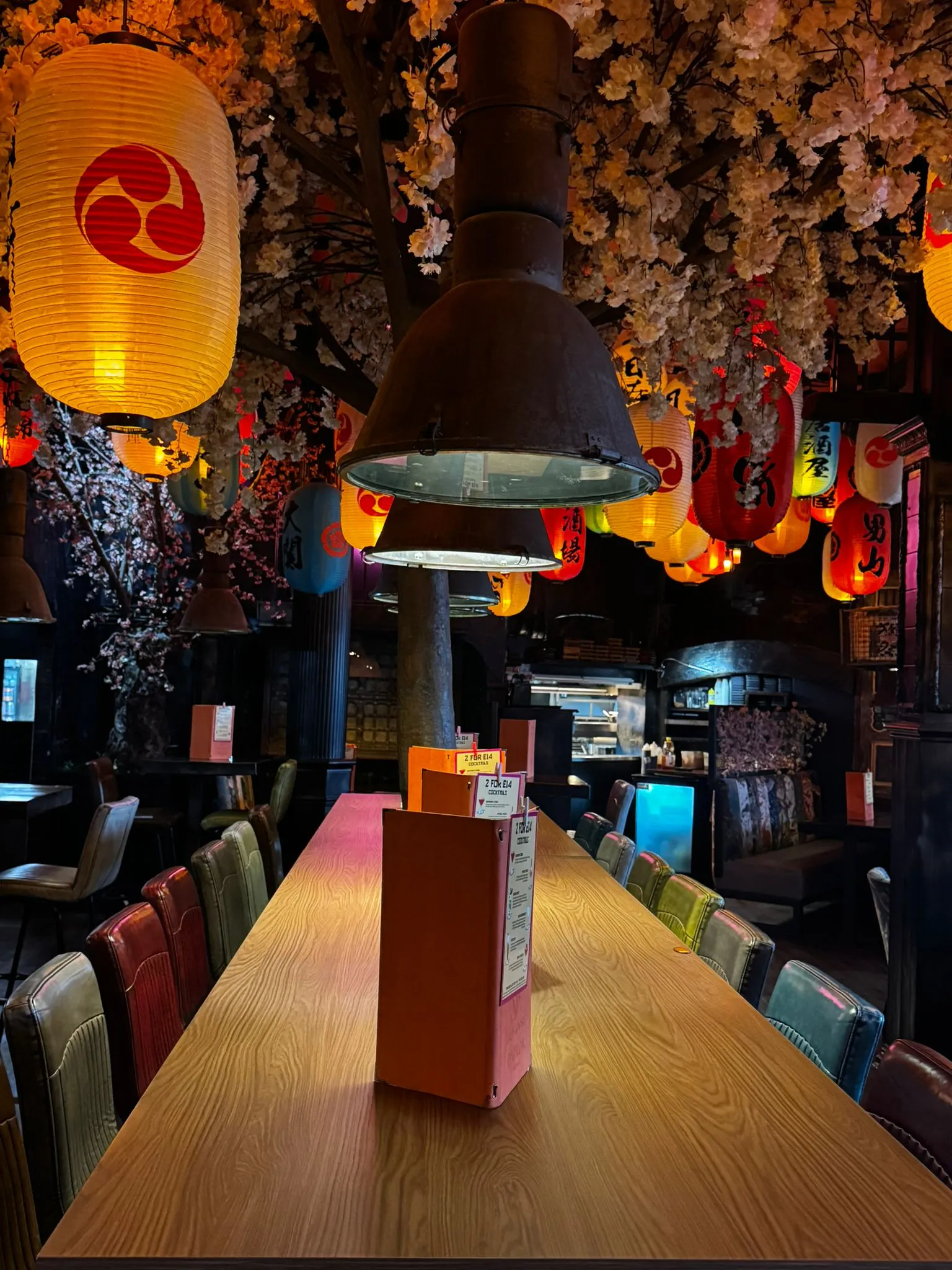 The dining room